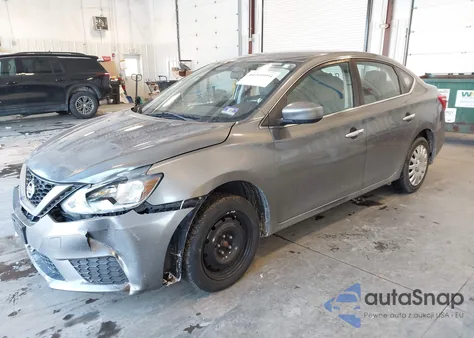 2017 Nissan Sentra S из США, поврежденный, VIN 3N1AB7AP7HY406560